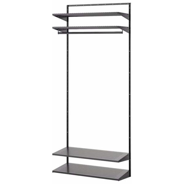 Etajeră Ikea Boaxel Anthracite / Oțel photo 1 Etajeră Ikea Boaxel Anthracite / Oțel photo 1