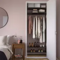 Стеллаж Ikea Boaxel Антрацит / Cталь photo 3