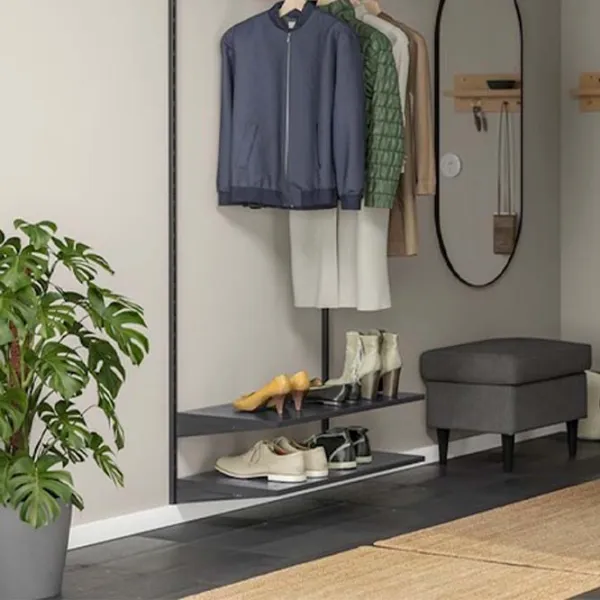 Etajeră Ikea Boaxel Anthracite / Oțel photo 5 Etajeră Ikea Boaxel Anthracite / Oțel photo 5