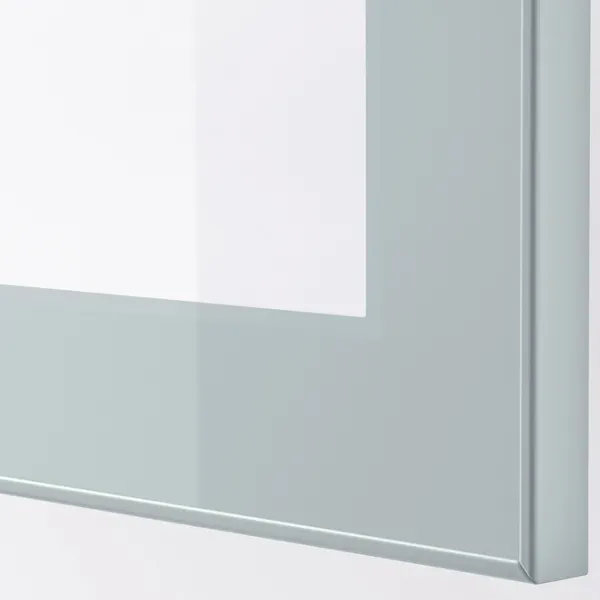 Dulap cu vitrină Ikea Besta/Selsviken PAL / Light Blue photo 3 Dulap cu vitrină Ikea Besta/Selsviken PAL / Light Blue photo 3