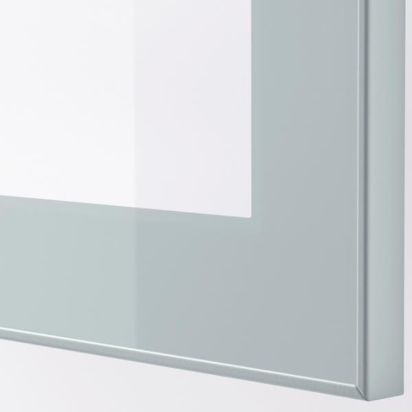 Dulap cu vitrină Ikea Besta/Selsviken PAL / Light Blue photo 3 Dulap cu vitrină Ikea Besta/Selsviken PAL / Light Blue photo 3