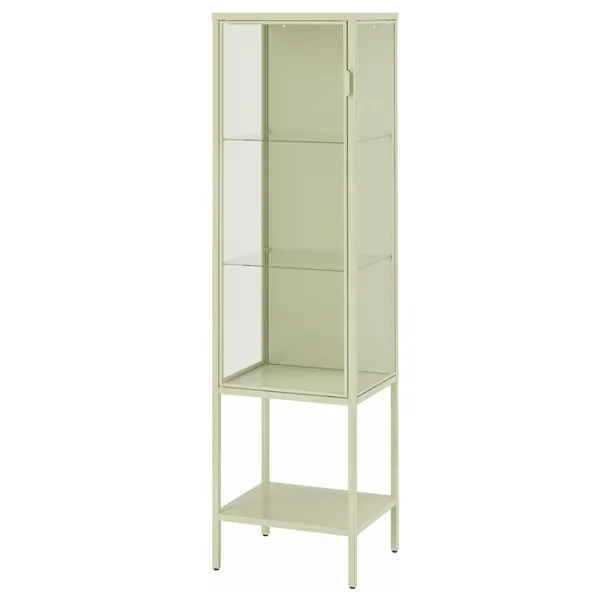 Dulap cu vitrină Ikea Rudsta  Metal / Light Green photo 1