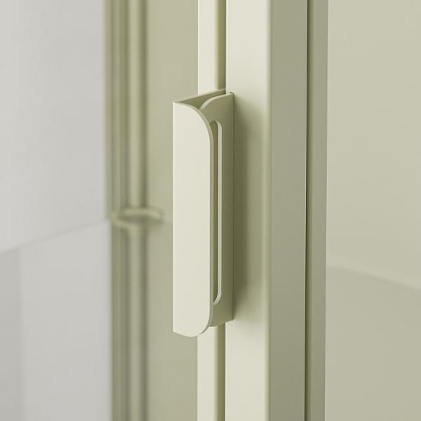 Dulap cu vitrină Ikea Rudsta  Metal / Light Green photo 4