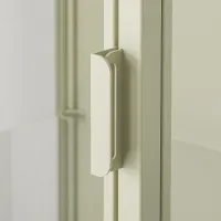 Dulap cu vitrină Ikea Rudsta Metal / Light Green photo 4