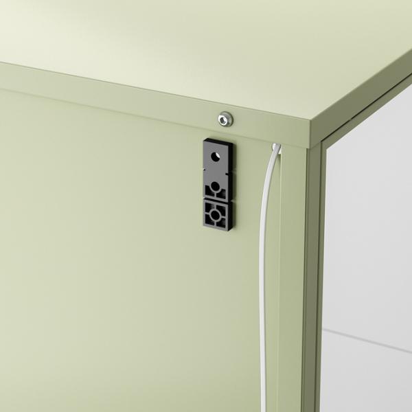 Dulap cu vitrină Ikea Rudsta  Metal / Light Green photo 6