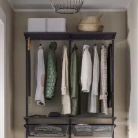 Стеллаж Ikea Boaxel Антрацит / ДСП photo 5