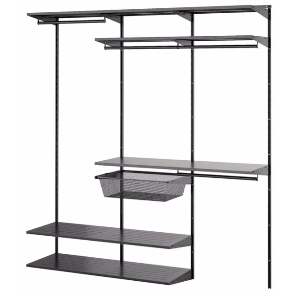 Стеллаж Ikea Boaxel Антрацит / ДСП  photo 1 Стеллаж Ikea Boaxel Антрацит / ДСП  photo 1