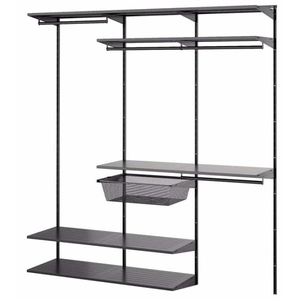 Стеллаж Ikea Boaxel Антрацит / ДСП  photo 1 Стеллаж Ikea Boaxel Антрацит / ДСП  photo 1