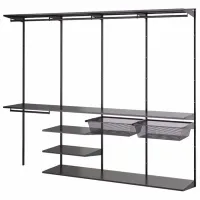 Etajeră Ikea Boaxel Anthracite / Oțel