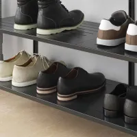 Etajeră Ikea Boaxel Anthracite / Oțel photo 3