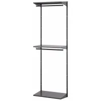 Etajeră Ikea Boaxel Anthracite / Oțel