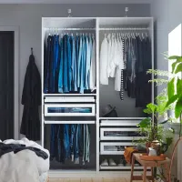Etajeră Ikea Pax White / MDF photo 3