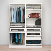 Etajeră Ikea Pax White / MDF photo 2