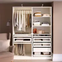 Etajeră Ikea Pax White / MDF photo 3