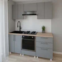 Bucătărie Smartex K4 PAL melaminat / Gray photo 2