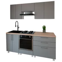 Bucătărie Smartex K4 PAL melaminat / Gray