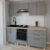 Bucătărie Smartex K4 PAL melaminat / Gray photo 2
