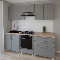 Bucătărie Smartex K4 PAL melaminat / Gray photo 2