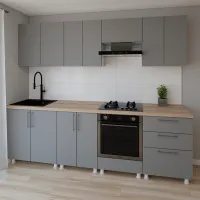 Bucătărie Smartex K4 PAL melaminat / Gray photo 2