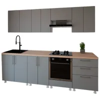 Bucătărie Smartex K4 PAL melaminat / Gray