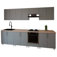 Bucătărie Smartex K4 PAL melaminat / Gray