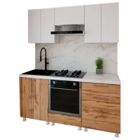 Bucătărie Smartex K4 PAL melaminat / Dark Oak