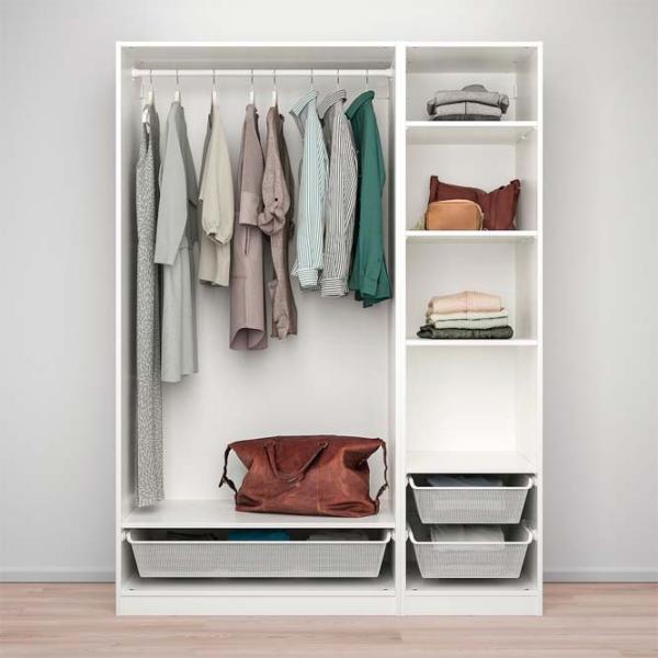 Etajeră Ikea Pax White / MDF photo 2