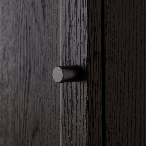 Comodă Ikea Billy/Oxberg 106 x 160 x 30 / MDF / Imitație Stejar Negru photo 5