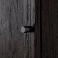 Comodă Ikea Billy/Oxberg 106 x 160 x 30 / MDF / Imitație Stejar Negru photo 5
