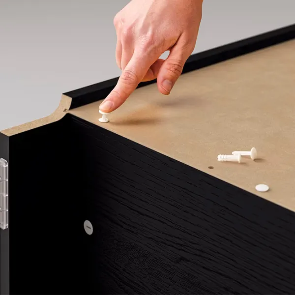 Comodă Ikea Billy/Oxberg 106 x 160 x 30 / MDF / Imitație Stejar Negru photo 6