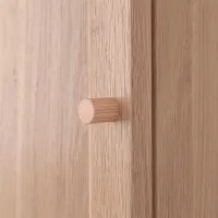 Comodă Ikea Billy/Oxberg 106 x 160 x 30 / MDF / Stejar photo 6