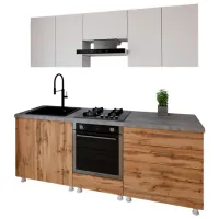 Bucătărie Smartex K4 PAL melaminat / Dark Oak