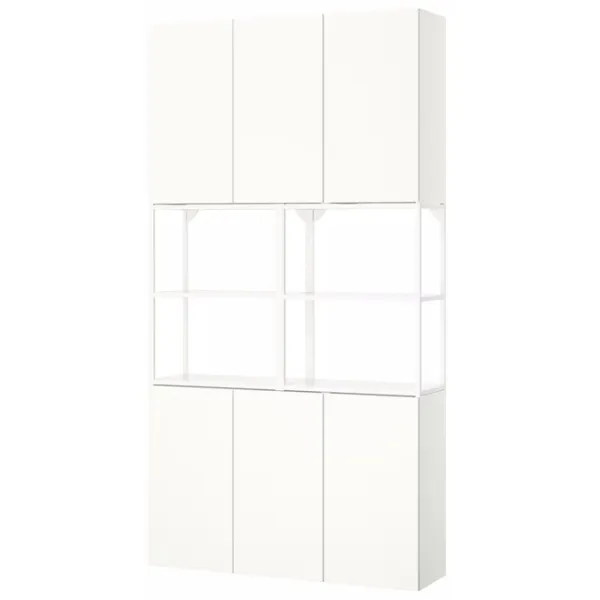 Kухонный шкаф Ikea Enhet White / Стекло photo 1 Kухонный шкаф Ikea Enhet White / Стекло photo 1
