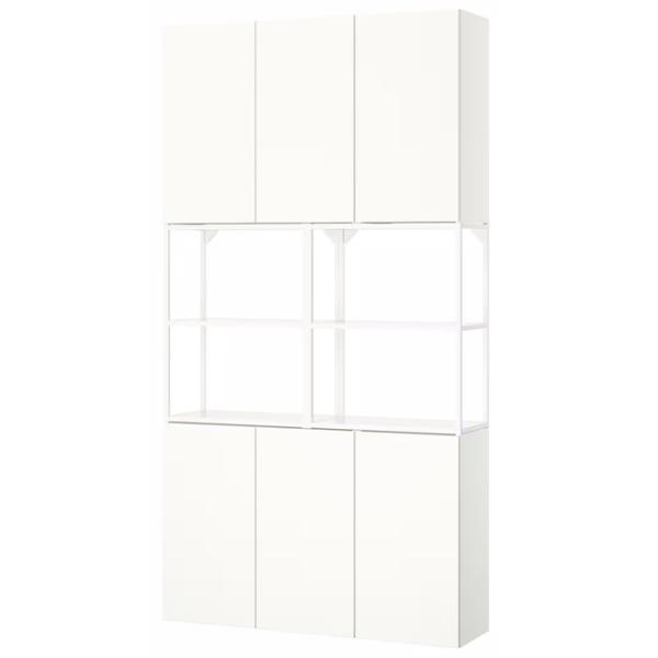 Kухонный шкаф Ikea Enhet White / Стекло photo 1 Kухонный шкаф Ikea Enhet White / Стекло photo 1