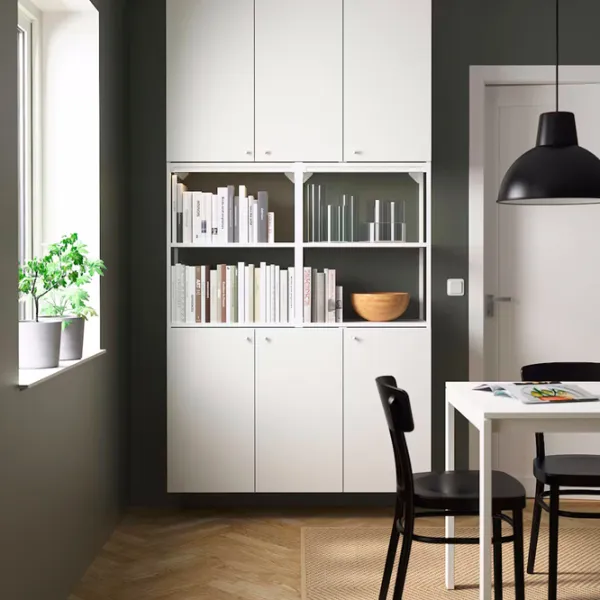 Kухонный шкаф Ikea Enhet White / Стекло photo 3 Kухонный шкаф Ikea Enhet White / Стекло photo 3