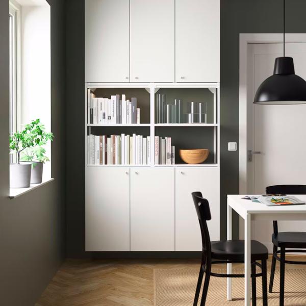 Kухонный шкаф Ikea Enhet White / Стекло photo 3 Kухонный шкаф Ikea Enhet White / Стекло photo 3