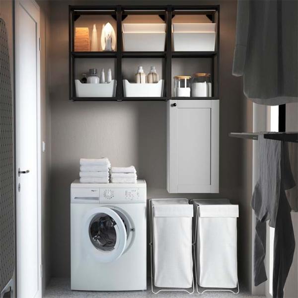 Etajeră Ikea Enhet Anthracite / MDF photo 2 Etajeră Ikea Enhet Anthracite / MDF photo 2
