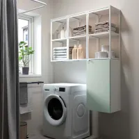 Etajeră Ikea Enhet White-Light Green / MDF photo 2