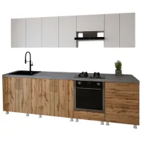 Bucătărie Smartex K4 PAL melaminat / Dark Oak