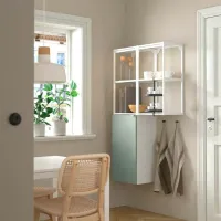 Etajeră Ikea Enhet White-Light Green / MDF photo 2