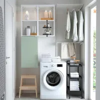 Etajeră Ikea Enhet White-Light Green / MDF photo 3