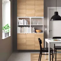 Kухонный шкаф Ikea Enhet White / Стекло photo 3