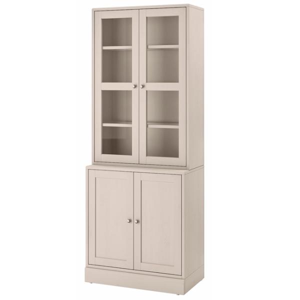 Dulap de bucătărie Ikea Havsta Gray / Sticlă photo 1 Dulap de bucătărie Ikea Havsta Gray / Sticlă photo 1