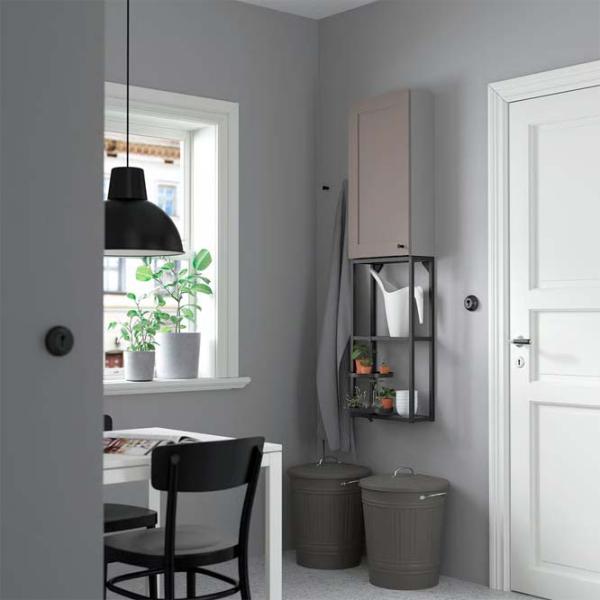 Стеллаж Ikea Enhet Антрацит / ДСП  photo 2 Стеллаж Ikea Enhet Антрацит / ДСП  photo 2