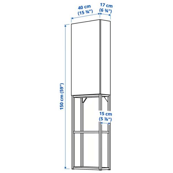 Стеллаж Ikea Enhet Белый-Светло-серо-зеленый / ДСП  photo 6 Стеллаж Ikea Enhet Белый-Светло-серо-зеленый / ДСП  photo 6