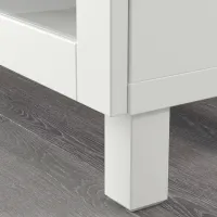 Dulap de bucătărie Ikea Besta/Sindvik/Lappviken/Stubbarp White / Sticlă photo 3