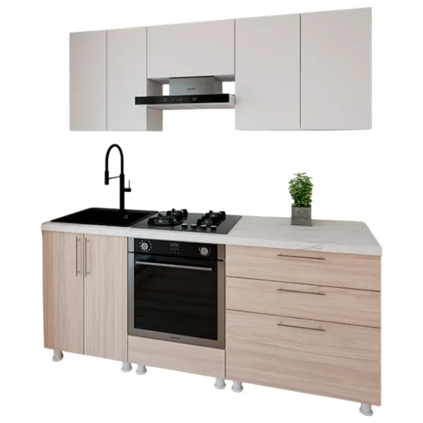 Кухня Smartex K4 ДСП меламин / Светлый Дуб photo 1