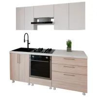 Bucătărie Smartex K4 PAL melaminat / Light Oak