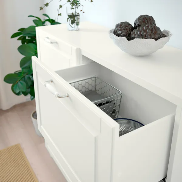 Dulap de bucătărie Ikea Besta/Smeviken/Ostvik/Kabbarp White / Sticlă photo 5 Dulap de bucătărie Ikea Besta/Smeviken/Ostvik/Kabbarp White / Sticlă photo 5