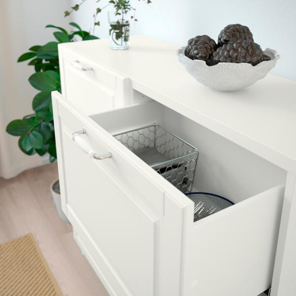 Dulap de bucătărie Ikea Besta/Smeviken/Ostvik/Kabbarp White / Sticlă photo 5 Dulap de bucătărie Ikea Besta/Smeviken/Ostvik/Kabbarp White / Sticlă photo 5